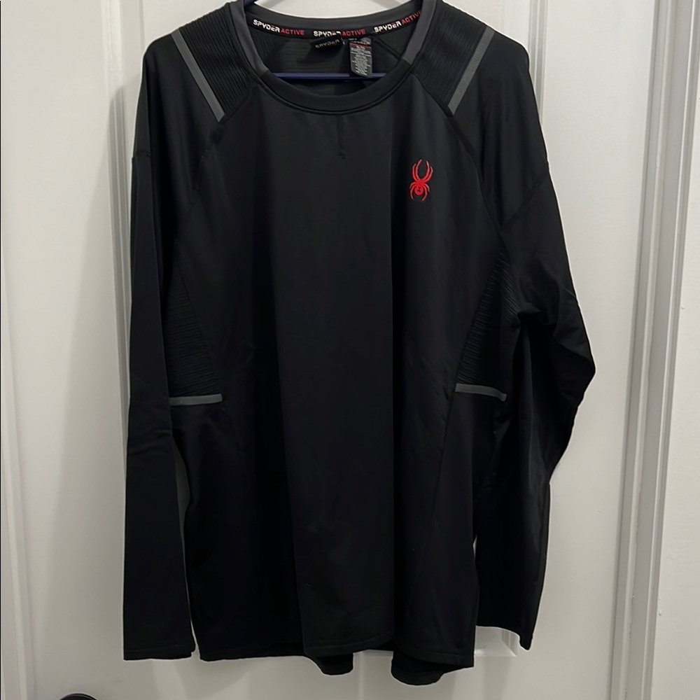 Spyder Black Long Sleeve Shirt